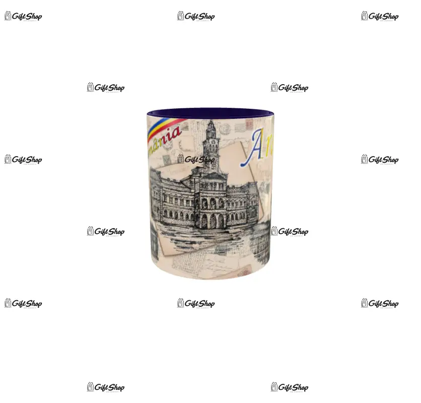 Arad romania, cana ceramica, 330ml, model cgs1758